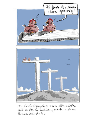 Cartoon: Karfreitag und Ostern... (medium) by Jori Niggemeyer tagged ostern,karfreitag,möbel,möblierung,golgatha,hühnerstall,kreuz,kreuzigung,hühner,humor,joricartoon,niggemeyer,cartooon,cartoonart,illustration,illustrator,karikatur,satire,cartoondrawing,cartoon,ostern,karfreitag,möbel,möblierung,golgatha,hühnerstall,kreuz,kreuzigung,hühner,humor,joricartoon,niggemeyer,cartooon,cartoonart,illustration,illustrator,karikatur,satire,cartoondrawing,cartoon