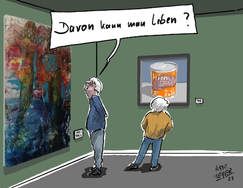 Cartoon: Mit der Kunst leben... (medium) by Jori Niggemeyer tagged kunst,malerei,cartoon,galerie,gallery,art,museum,artist,visitor,galeriebesuch,wirtschaft,kommerz,contemporaryart,contemporarypainting,modernart,cartoonist,satire,humor,joricartoon,niggemeyer,niggemeyerart,cartooon,cartoonart,illustration,illustrator,karikatur,cartoondrawing,witzigebilder,kunst,malerei,cartoon,galerie,gallery,art,museum,artist,visitor,galeriebesuch,wirtschaft,kommerz,contemporaryart,contemporarypainting,modernart,cartoonist,satire,humor,joricartoon