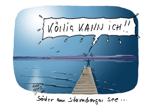 Cartoon: Nur Bayern-Land ... (medium) by Jori Niggemeyer tagged bayern,söder,könig,csu,königsöder,jori,deutschland,joricartoon,niggemeyer,joriniggemeyer,bayern,söder,könig,csu,königsöder,jori,deutschland,joricartoon,niggemeyer,joriniggemeyer