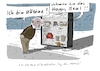 Cartoon: 11.02.2023 (small) by Jori Niggemeyer tagged senior,einsamkeit,notruf,notrufsäule,alleinsein,allein,gesellschaft,alter