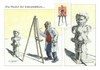 Cartoon: Die Macht der Interpretation... (small) by Jori Niggemeyer tagged interpretation,maleri,niggemeyer,joricartoon,cartoon,atelier,maler,putte,pinocchio,staffelei