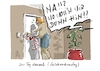 Cartoon: Die närrische Zeit... (small) by Jori Niggemeyer tagged karneval,fastnacht,fasching,paar,beziehung,differenzen,konflikte,veilchendienstag,humor,sex,männer,frauen,clown