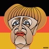 Cartoon: Angela Merkel (small) by KEOGH tagged angela,merkel,caricature,keogh,cartoons,chancellor,germany,politics,german,politicians