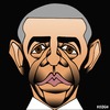 Cartoon: Barack Obama (small) by KEOGH tagged barack,obama,caricature,keogh,cartoons,president,america,us,usa,democrats,politicians