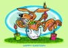 Cartoon: Frohe Ostern1 (small) by Egon58 tagged eier,ostern,hase