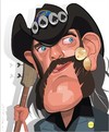Cartoon: Lemmy Kilmister-Motorhead (small) by FARTOON NETWORK tagged lemmy,kilmister,motorhead,rockstar,heavy,metal,musician,caricature