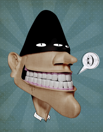 Cartoon: mood  psycho (medium) by weba-08 tagged 3d,psycho,cartoon