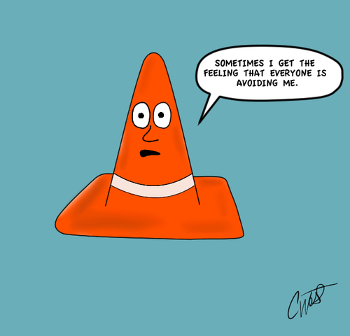 Cartoon: Awkward Pilon (medium) by Thesmilecabinet tagged silly,cartoon,pilon