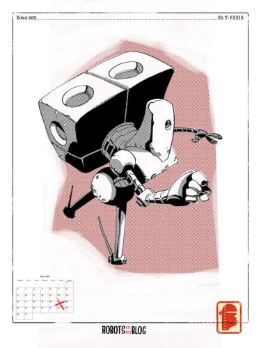 Cartoon: Robots en mi blog 05 (medium) by coleganelson tagged robot
