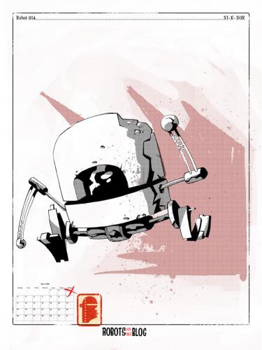 Cartoon: Robots en mi blog 14 (medium) by coleganelson tagged robot