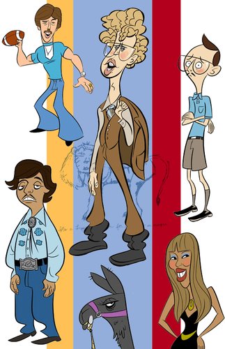 Cartoon: napoleon dynamite (medium) by stephen silver tagged napoleon,dynamite,animated,cartoon,stephen,silver