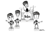 Cartoon: the beatles (small) by stephen silver tagged the beatles stephen silver john lennon paul mccartney ringo star george harrison