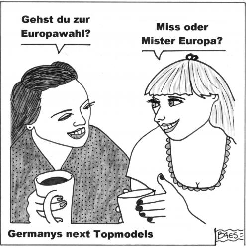 Cartoon: Europawahl (medium) by BAES tagged eu,euro,europa,wahl,europawahl,parlament,europaparlament,models,topmodels,brüssel,germanys next topmodel,tv,serie,euro,eu,europa,europawahl,wahl,wahlen,politik,beauty,frauen,model,topmodels,brüssel,europaparlament,parlament,germanys,next,topmodel