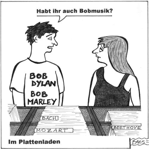 Cartoon: Im Plattenladen (medium) by BAES tagged kultur,kunst,dylan,marley,bob,popmusik,musik,musikfan,verkäufer,vinyl,tonträger,plattenladen,plattenladen,tonträger,vinyl,verkäufer,musikfan,musik,popmusik,bob marley,dylan,kunst,kultur,bob,marley