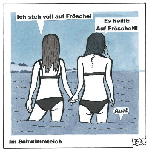 Im Schwimmteich