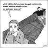Cartoon: Wenn Frauen auspacken (small) by BAES tagged mann frau ehe paar beziehung liebe streit konflikt trennung koffer