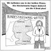 Cartoon: Heiße Phase (small) by BAES tagged frau,wetterbericht,wahl,bundestagswahl,2009,wahlkampf,angela,merkel,frank,walter,steinmeier,wetterkarte