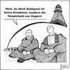 Cartoon: Zwei Mönche (small) by BAES tagged buddhismus,buddha,budapest,mönche,ungarn,religion,krankheit,pest
