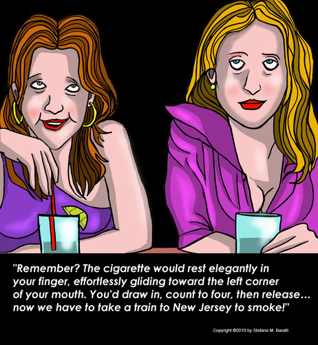 Cartoon: Smoking Ban (medium) by perugino tagged smoking