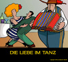 Cartoon: Der Tango der Liebe (small) by perugino tagged tanz tanzen tango argentino