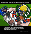 Cartoon: NFL (small) by perugino tagged sport,aerican,football