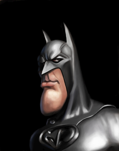 Cartoon: Batman (medium) by doodleart tagged caricature,batman