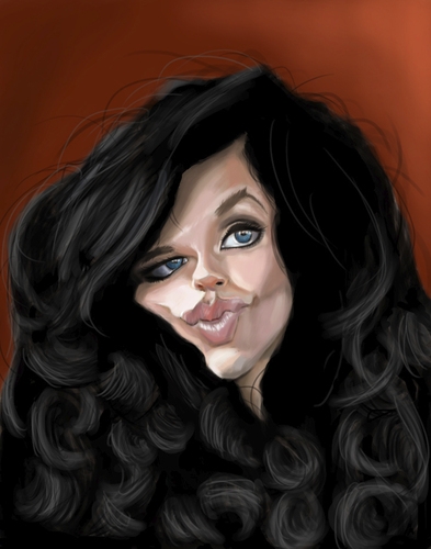 Cartoon: Curls (medium) by doodleart tagged caricature,curls