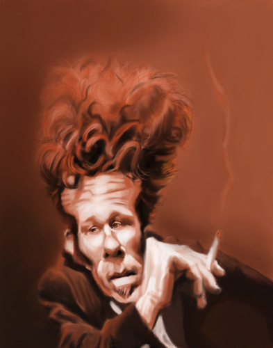 Cartoon: Tom Waits (medium) by doodleart tagged tom,waits