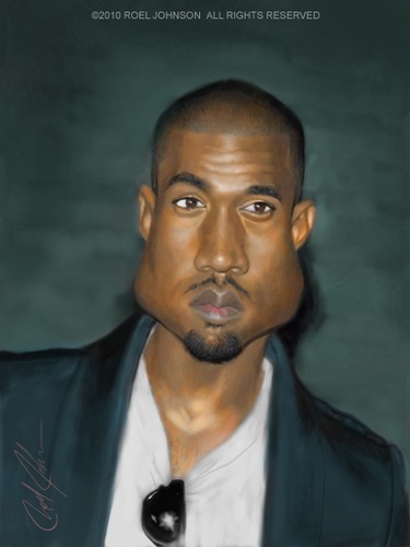 Cartoon: Kanye West (medium) by thatboycandraw tagged kanye,west