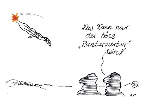 Cartoon: 1 sternchen gefällig (medium) by Andreas Prüstel tagged bewertungen,bewertungen