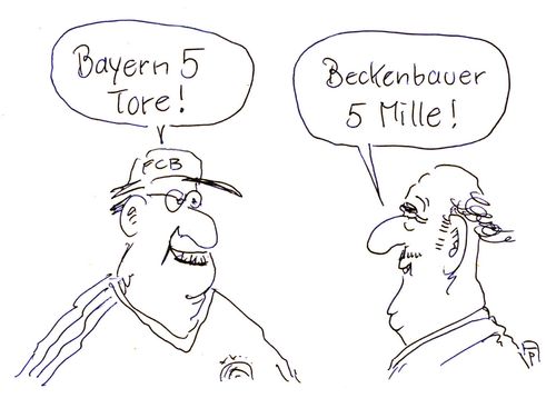 Cartoon: 5 zu 5 (medium) by Andreas Prüstel tagged franz,beckenbauer,fußballweltmeisterschaft,sommermärchen,zahlungen,organisationskomitee,fc,bayern,münchen,cartoon,karikatur,andreas,pruestel,franz,beckenbauer,fußballweltmeisterschaft,sommermärchen,zahlungen,organisationskomitee,fc,bayern,münchen,cartoon,karikatur,andreas,pruestel