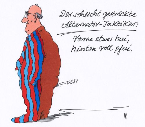 Cartoon: alternativtaktiker (medium) by Andreas Prüstel tagged afd,programmparteitag,rechtspopulisten,taktik,cartoon,karikatur,andreas,pruestel,afd,programmparteitag,rechtspopulisten,taktik,cartoon,karikatur,andreas,pruestel