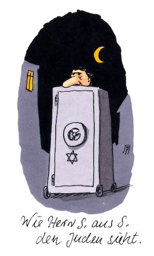 Cartoon: antisemitismus (medium) by Andreas Prüstel tagged deutschland,deutsche,antisemitismus,juden,cartoon,karikatur,andreas,pruestel,deutschland,deutsche,antisemitismus,juden,cartoon,karikatur,andreas,pruestel