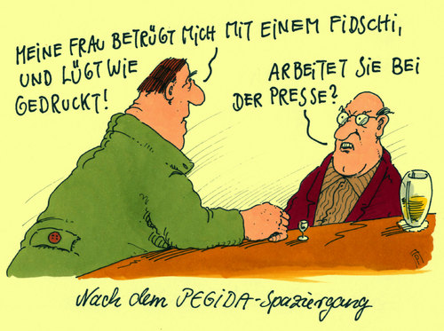 Cartoon: bürgersorgen (medium) by Andreas Prüstel tagged pegida,spaziergang,ehebruch,lüge,presse,fidschi,dresden,cartoon,karikatur,andreas,pruestel,pegida,spaziergang,ehebruch,lüge,presse,fidschi,dresden,cartoon,karikatur,andreas,pruestel