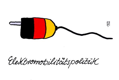 Cartoon: elekromobilität (medium) by Andreas Prüstel tagged elektroautos,politik,hersteller,kaufanreize,elektrotankstellen,halbherzigkeit,cartoon,karikatur,andreas,pruestel,elektroautos,politik,hersteller,kaufanreize,elektrotankstellen,halbherzigkeit,cartoon,karikatur,andreas,pruestel