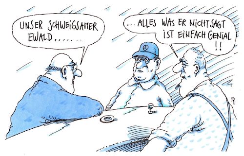 Cartoon: ewald (medium) by Andreas Prüstel tagged kneipe,stammgäste,wirt,schweigen,genialität,cartoon,karikatur,andreas,pruestel,kneipe,stammgäste,wirt,schweigen,genialität,cartoon,karikatur,andreas,pruestel