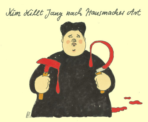 Cartoon: familienkrach (medium) by Andreas Prüstel tagged kim,jong,un,nordkorea,jang,song,thaek,kommunistische,diktatur,hinrichtungen,diktator,cartoon,karikatur,andreas,pruestel,kim,jong,un,nordkorea,jang,song,thaek,kommunistische,diktatur,hinrichtungen,diktator,cartoon,karikatur,andreas,pruestel