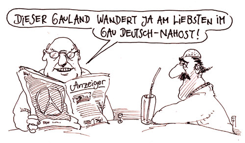 Cartoon: gauland (medium) by Andreas Prüstel tagged gauland,afd,zuwanderung,naher,osten,einwanderung,ostdeutschland,cartoon,karikatur,andreas,pruestel,gauland,afd,zuwanderung,naher,osten,einwanderung,ostdeutschland,cartoon,karikatur,andreas,pruestel