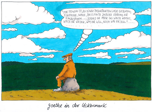 Cartoon: goethe-zitat (medium) by Andreas Prüstel tagged goethe,zitat,uckermark,entvölkerung,infrastruktur,jobs,cartoon,karikatur,andreas,pruestel,goethe,zitat,uckermark,entvölkerung,infrastruktur,jobs,cartoon,karikatur,andreas,pruestel