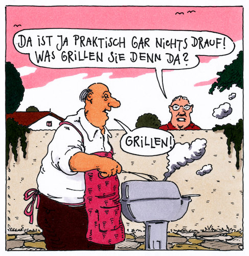 Cartoon: grillen (medium) by Andreas Prüstel tagged grillsaison,grillen,cartoon,karikatur,andreas,pruestel,grillsaison,grillen,cartoon,karikatur,andreas,pruestel