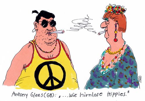 Cartoon: hippies (medium) by Andreas Prüstel tagged asylpolitik,deutschland,deutsche,regierung,merkel,gabriel,kritik,großbritannien,flüchtlinge,flüchtlingszustrom,hippies,asylpolitik,deutschland,deutsche,regierung,merkel,gabriel,kritik,großbritannien,flüchtlinge,flüchtlingszustrom,hippies