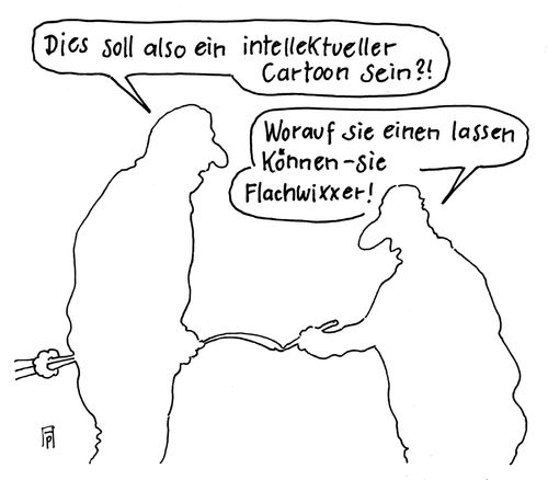 Cartoon: intellektuell (medium) by Andreas Prüstel tagged cartoon,zeichner,cartoonist,intellektuell,karikatur,andreas,pruestel,cartoon,zeichner,cartoonist,intellektuell,karikatur,andreas,pruestel