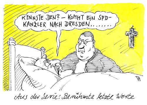 Cartoon: kennste den (medium) by Andreas Prüstel tagged witz,letzte,worte,bundestagswahl,spd,kanzlerkandidat,kanzler,dresden,cartoon,karikatur,andreas,pruestel,witz,letzte,worte,bundestagswahl,spd,kanzlerkandidat,kanzler,dresden,cartoon,karikatur,andreas,pruestel