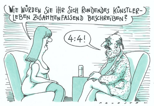 Cartoon: kulturzeit (medium) by Andreas Prüstel tagged deutschland,schweden,länderspiel,fußball,künstler,interview,kulturzeit,3sat,3sat,kulturzeit,interview,künstler,fußball,länderspiel,schweden,deutschland