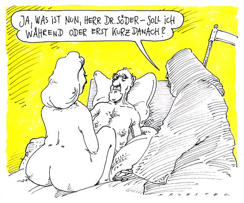 Cartoon: letzte entscheidung (medium) by Andreas Prüstel tagged tod,zeitpunkt,tod,sex,zeitpunkt