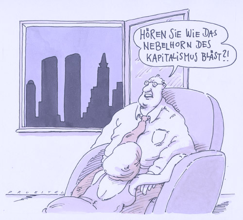 Cartoon: nebulös (medium) by Andreas Prüstel tagged nebel,neblig,nebulös,kapitalismus,fellatio,nebel,neblig,nebulös,kapitalismus,fellatio