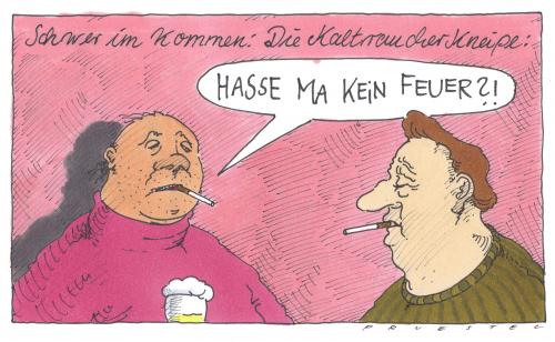 Cartoon: kaltraucherkneipe (medium) by Andreas Prüstel tagged rauchverbot,in,kneipen,rauchverbot,abhängigkeit,asche,aschenbecher,blauer dunst,dampf,feinstaub,filter,genussmittel,gesetz,gesundheit,glimmstengel,inhalieren,kettenraucher,kippe,nichtraucher,nichtraucherzone,nikotin,passivrauchen,qualm,rauch,rauchen,raucher,rauchergesetz,rauchergesetze,raucherkneipe,raucherurteil,raucherzimmer,raucherzone,rauchfrei,rauchschwaden,rauchwolke,schwaden,starkraucher,sucht,tabak,tabakqualm,teer,verbot,verbraucherschutz,zigarette,zigarettenschachtel,zigarre,zug,blauer,dunst