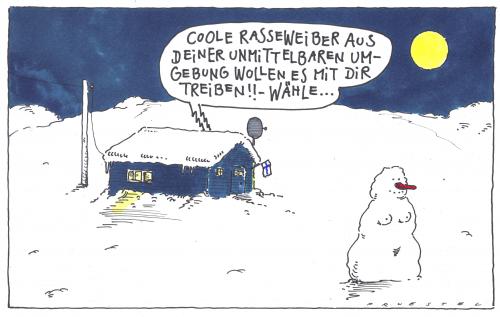 Cartoon: o.t. (medium) by Andreas Prüstel tagged finnland,einsamkeit,cartoon,cartoons,finnland,einsamkeit,einsam,schnee,kalt,kälte,winter,langeweile,einöde,schneemann,mann,männer,sehnsucht,entzug,enthaltsamkeit,partnerschaft,liebe,sex,beziehung,alleine,allein