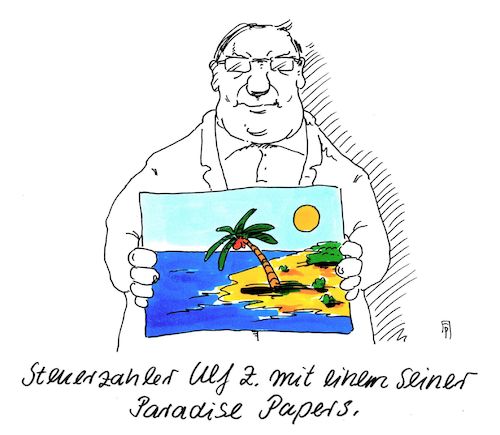 Cartoon: paradise papers (medium) by Andreas Prüstel tagged enthüllungen,paradise,papers,steuervermeidung,steuerbetrug,firmen,politiker,prominente,cartoon,karikatur,andreas,pruestel,enthüllungen,paradise,papers,steuervermeidung,steuerbetrug,firmen,politiker,prominente,cartoon,karikatur,andreas,pruestel