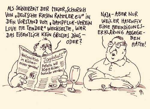 Cartoon: pofalla (medium) by Andreas Prüstel tagged pofalla,cdu,jobwechsel,politik,wirtschaft,dampflokverein,elvis,riesen,rammler,cartoon,karikatur,andreas,pruestel,pofalla,cdu,jobwechsel,politik,wirtschaft,dampflokverein,elvis,riesen,rammler,cartoon,karikatur,andreas,pruestel